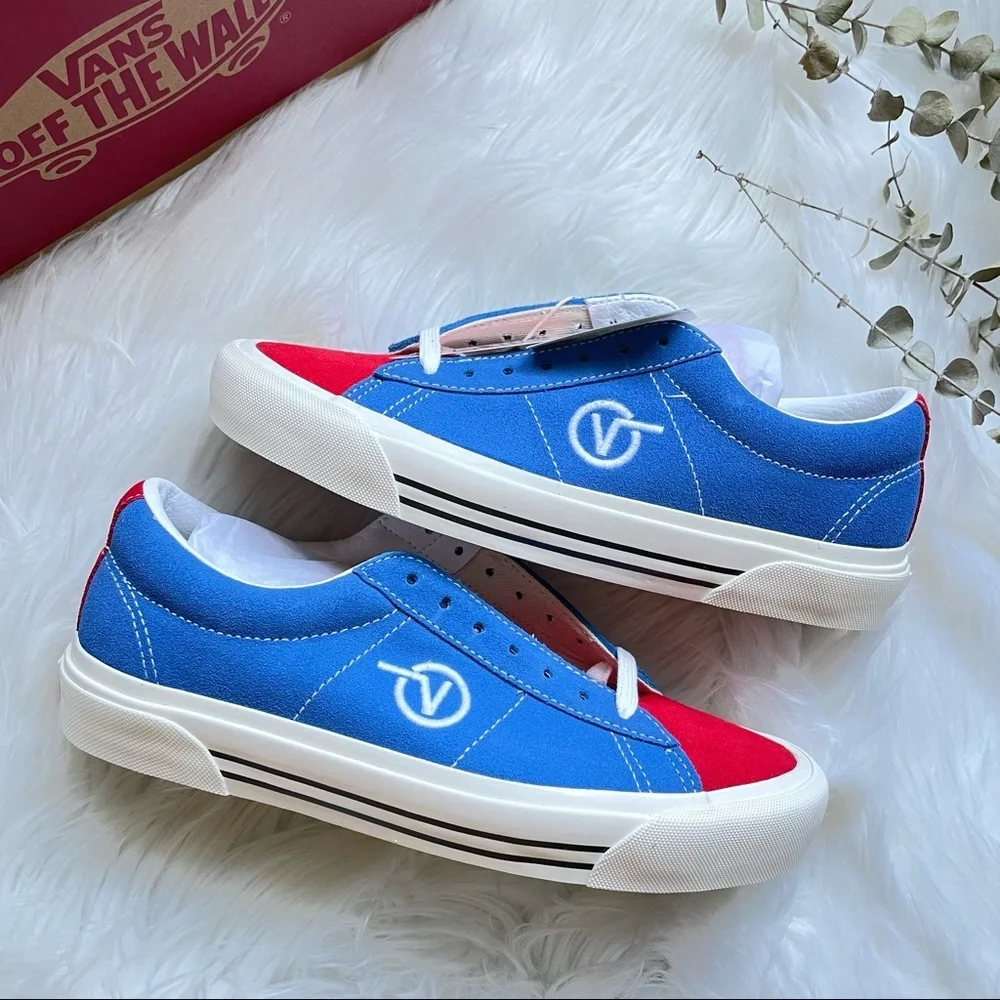 Vans Anaheim Factory SID DX OG Blue Red W7.5 VN0A4BTXXIB NIB